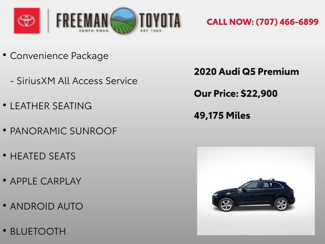 Used 2020 Audi Q5 2.0T Premium w/ Convenience Package AWD/4WD image 9