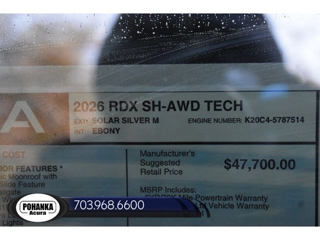 New 2026 Acura RDX SH-AWD w/ Technology Package image 40
