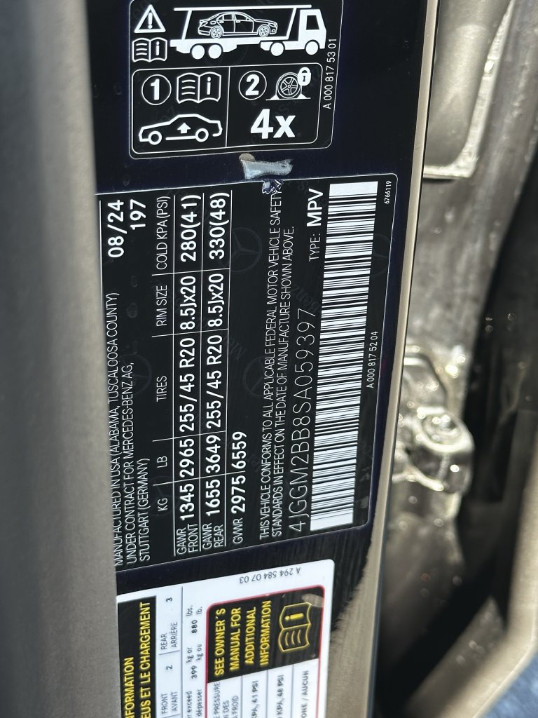 Certified 2025 Mercedes-Benz EQE 350+ SUV w/ AMG Line Exterior Package image 35