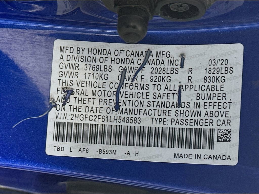 Used 2020 Honda Civic LX image 34