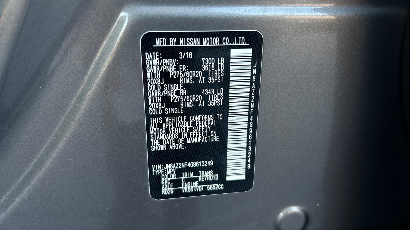 Used 2016 INFINITI QX80 2WD image 54