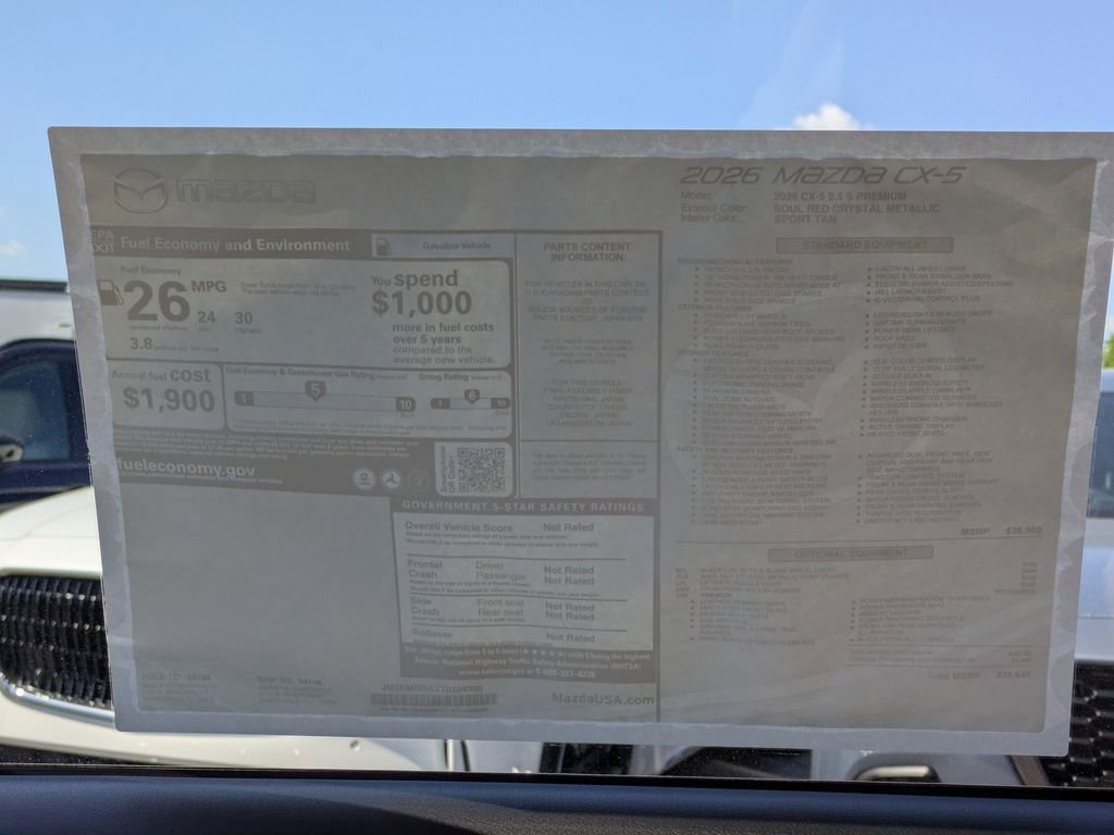 New 2026 MAZDA CX-5 2.5 S w/ Premium Package image 31