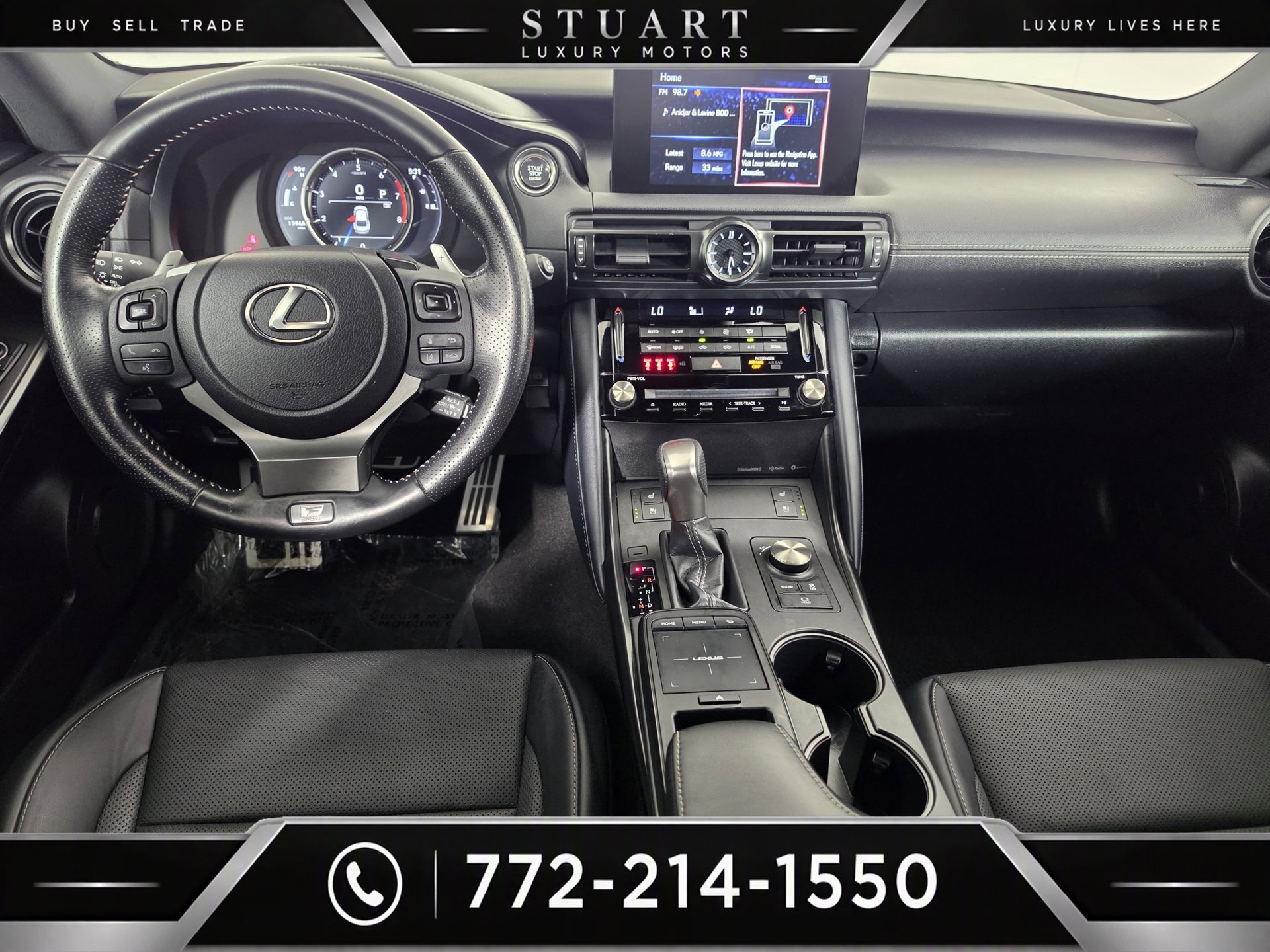 Used 2024 Lexus IS 350 F Sport w/ Memory Package AWD/4WD image 20