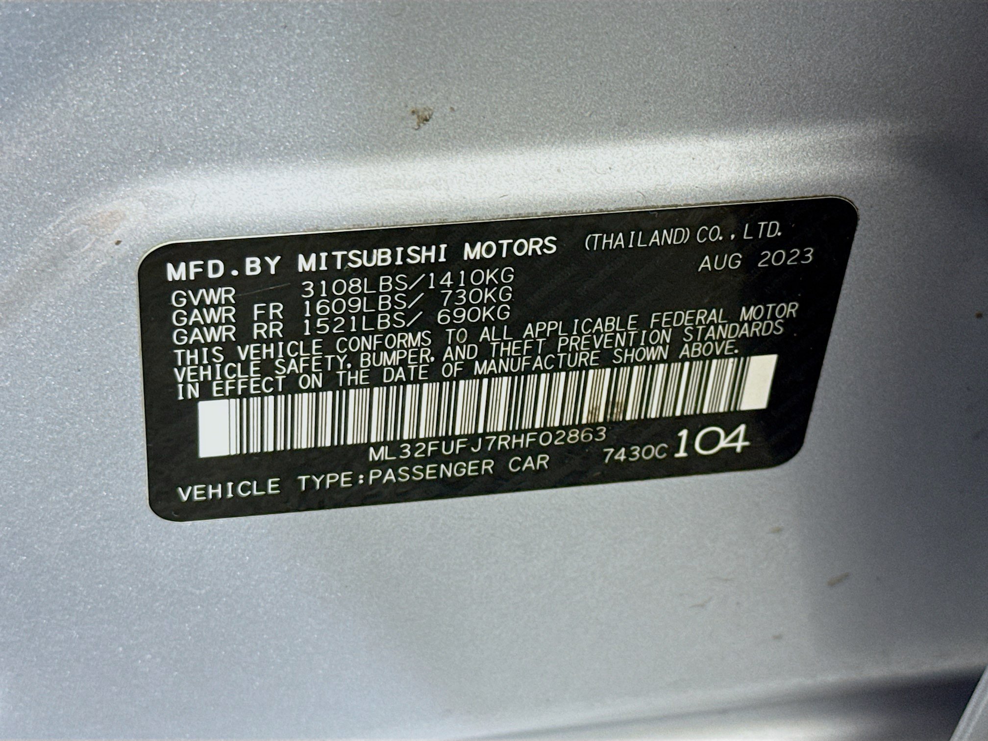 Used 2024 Mitsubishi Mirage G4 Black Edition FWD image 37