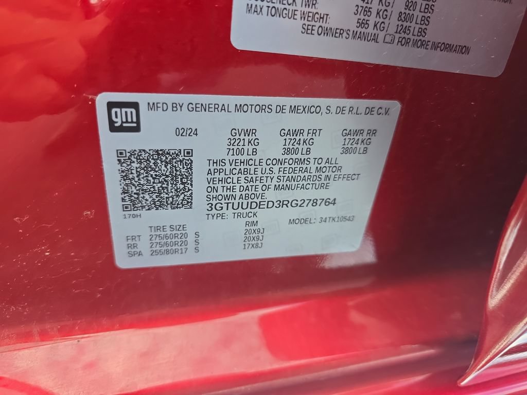 Certified 2024 GMC Sierra 1500 SLT w/ SLT Premium Package AWD/4WD image 34