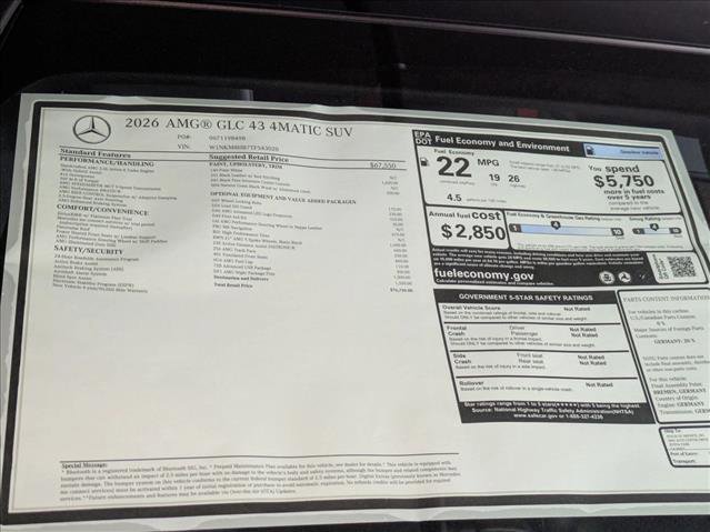 New 2026 Mercedes-Benz GLC 43 AMG 4MATIC image 19