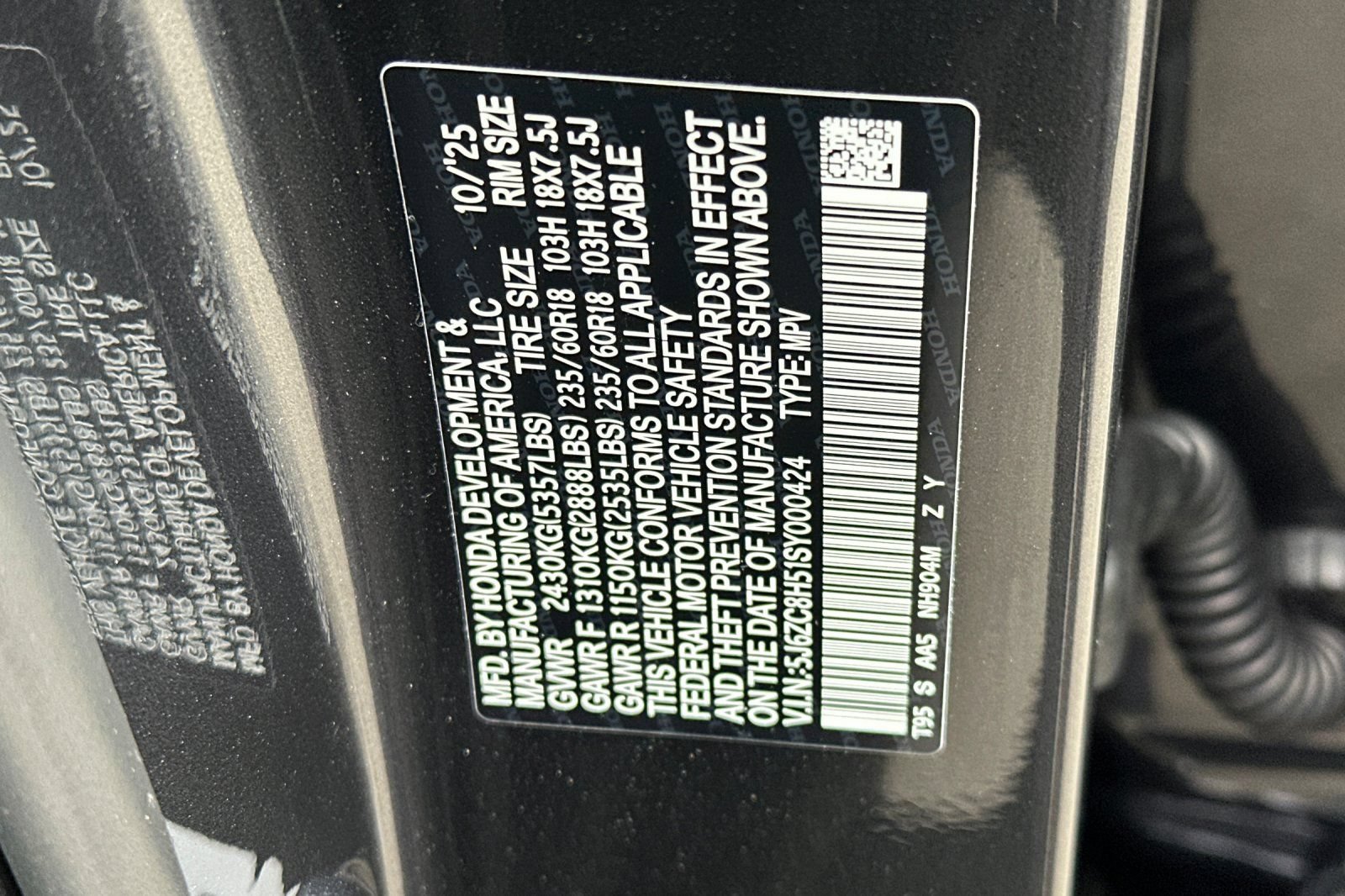 New 2025 Honda CR-V FWD e:FCEV image 35