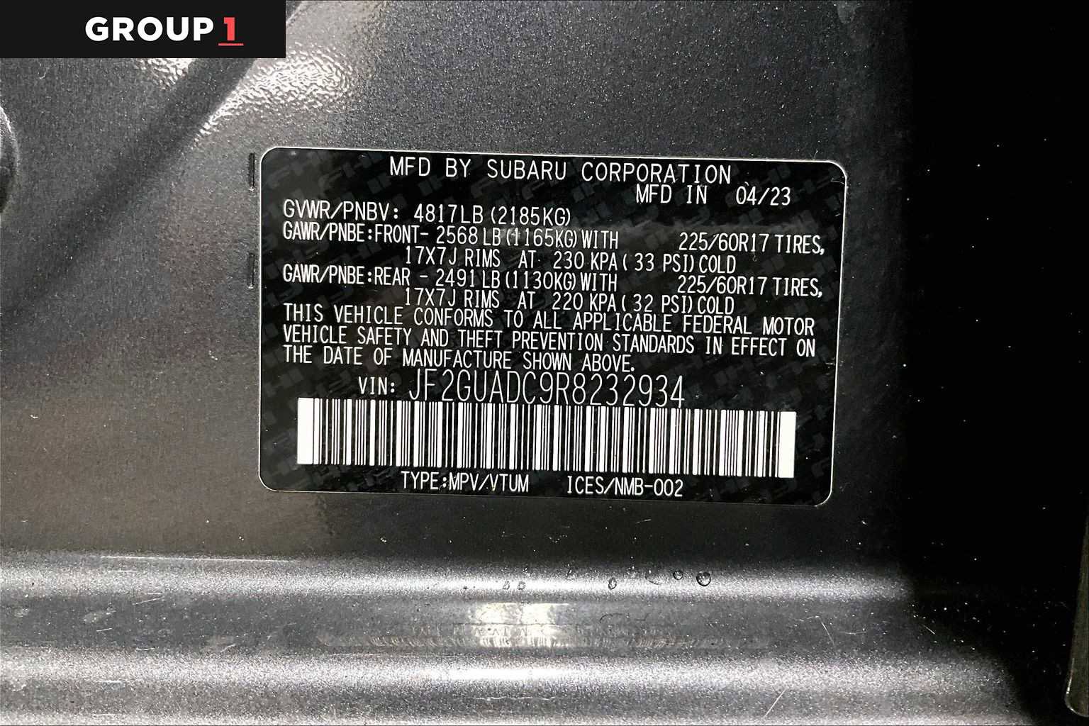 Certified 2024 Subaru Crosstrek 2.0i Premium AWD/4WD image 34