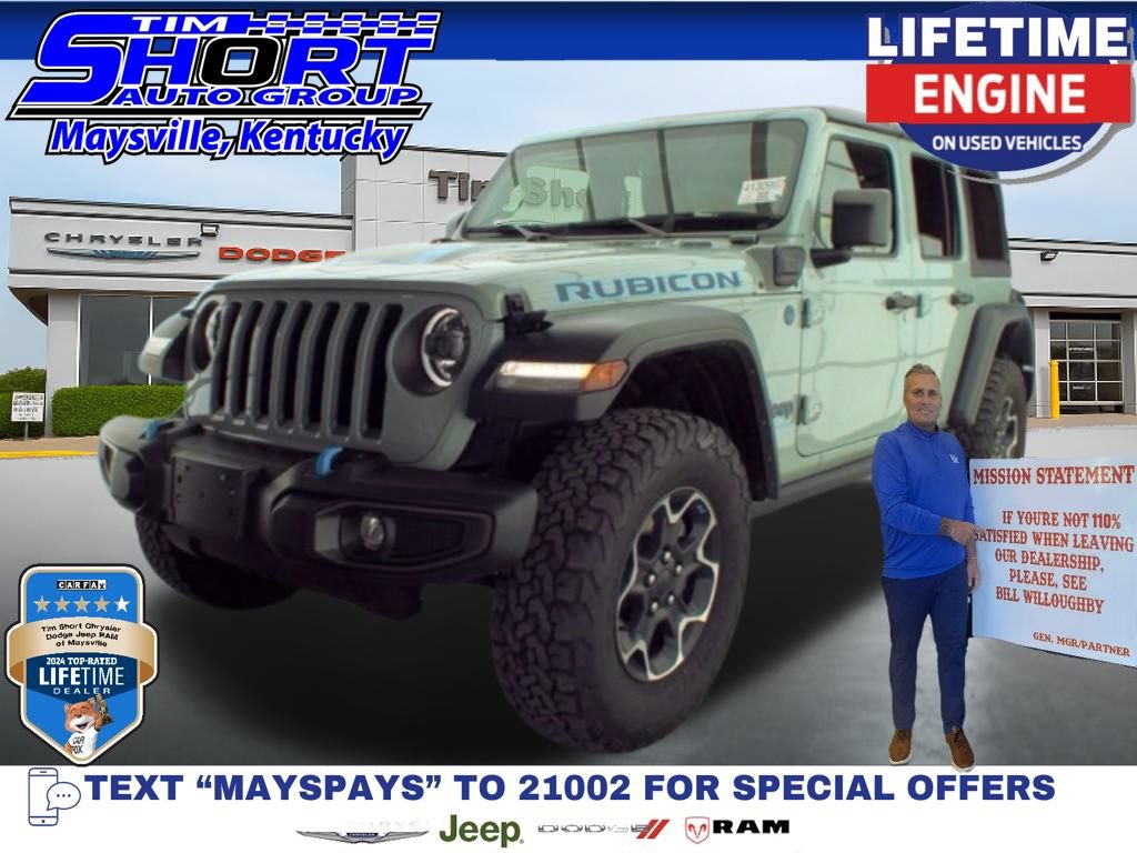 Used 2023 Jeep Wrangler Unlimited Rubicon 4xe AWD/4WD 360° Tour