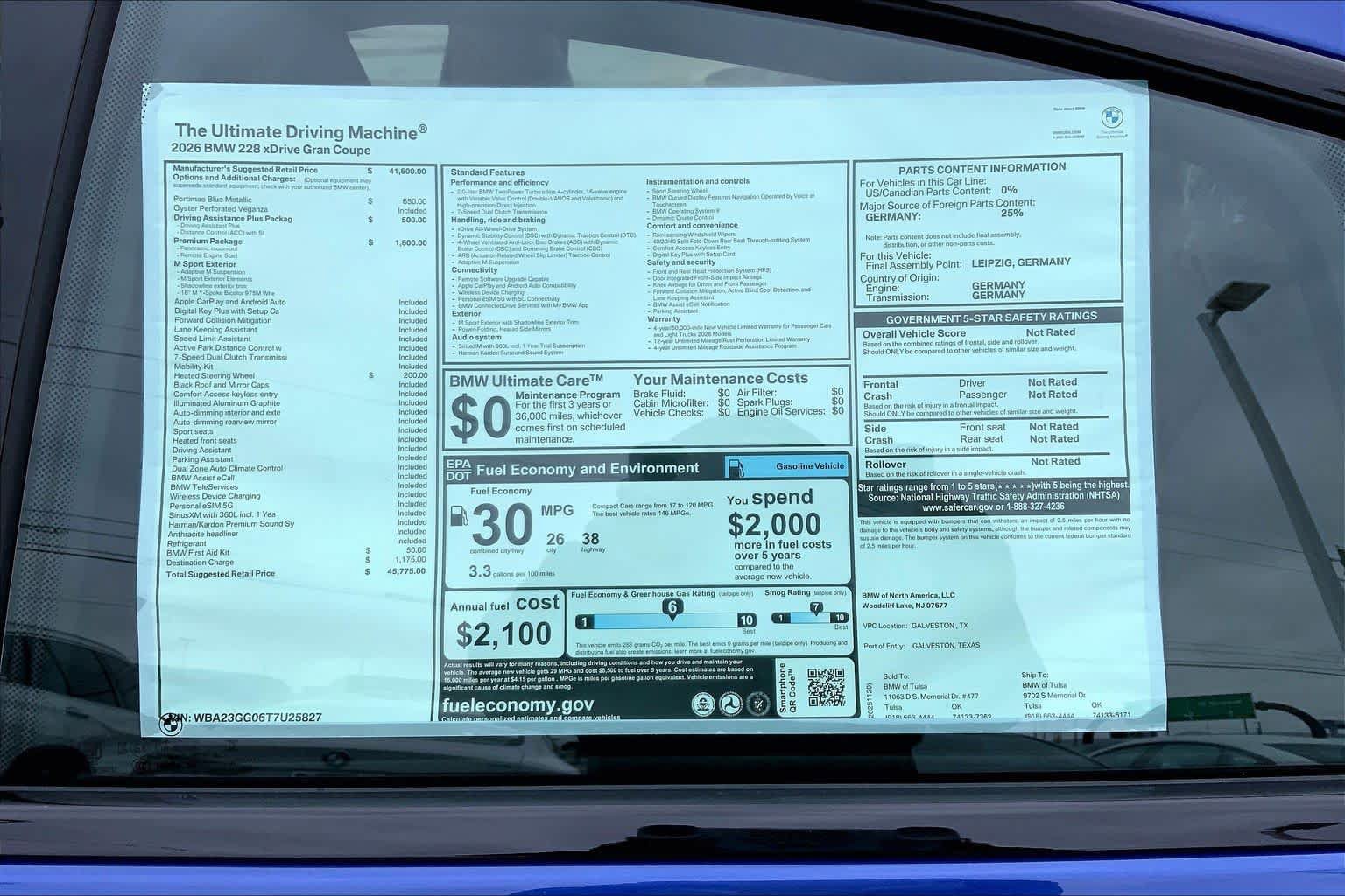 New 2026 BMW 228i xDrive w/ Premium Package AWD/4WD image 22