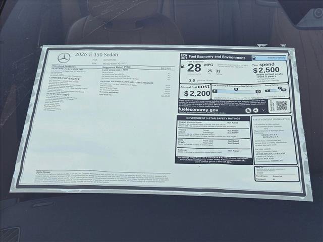 New 2026 Mercedes-Benz E 350 Sedan image 18