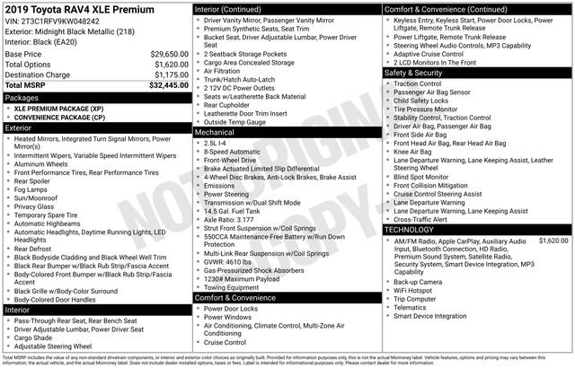 Used 2019 Toyota RAV4 XLE Premium FWD image 13