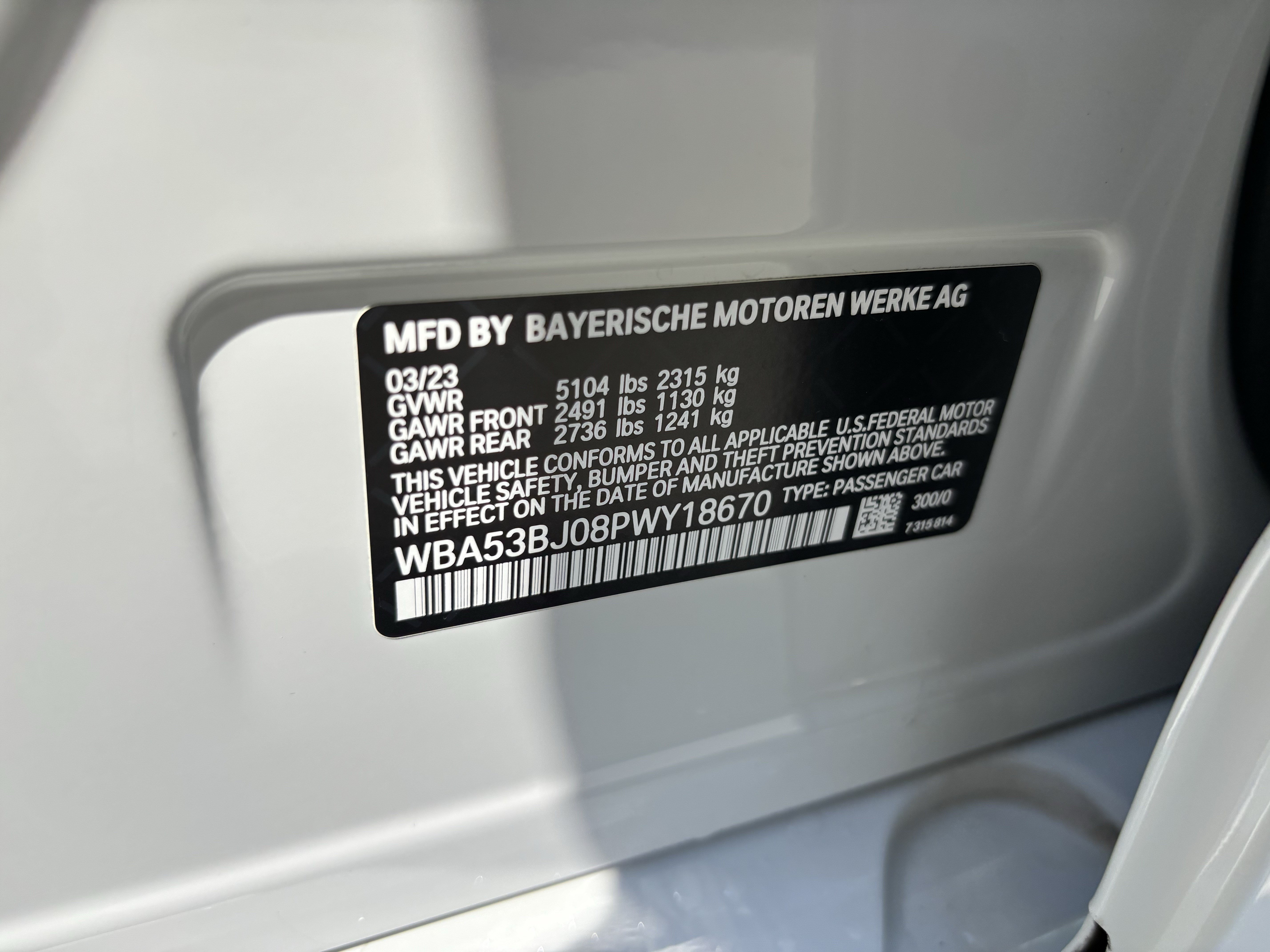 Certified 2023 BMW 540i w/ M Sport Package RWD image 37