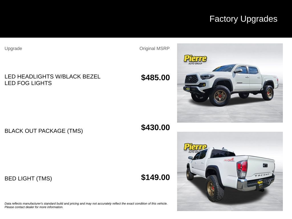 Used 2023 Toyota Tacoma TRD Off-Road w/ Black Out Package (TMS) AWD/4WD image 13