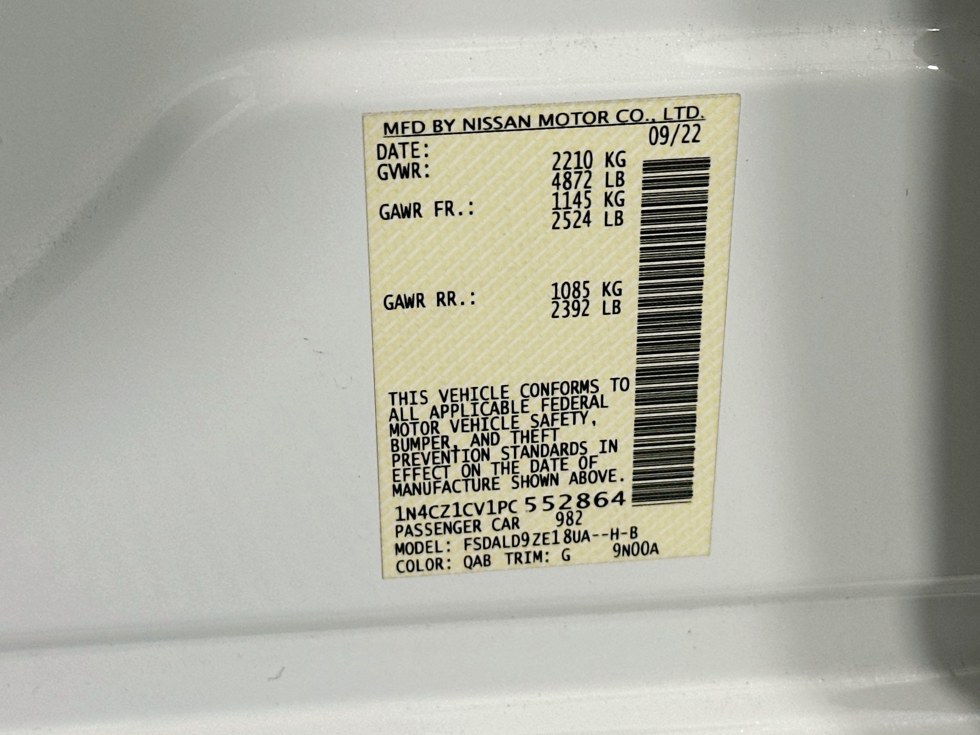 Used 2023 Nissan Leaf SV Plus FWD image 12