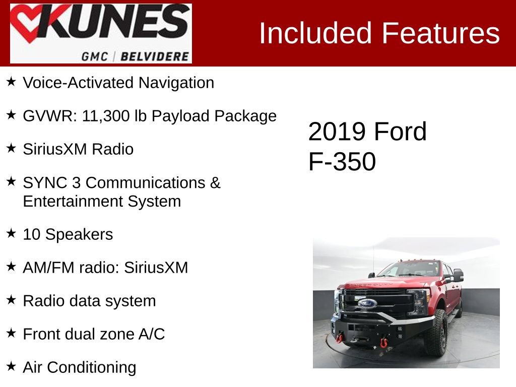 Used 2019 Ford F350 Lariat w/ Lariat Ultimate Package AWD/4WD image 2