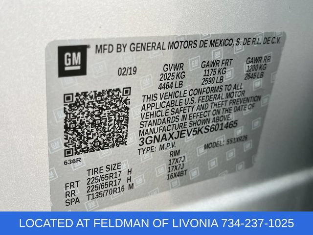 Certified 2019 Chevrolet Equinox LT w/ Driver Convenience Package FWD image 32