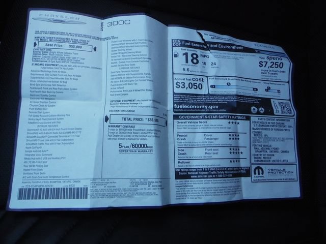 Certified 2023 Chrysler 300 C RWD image 60