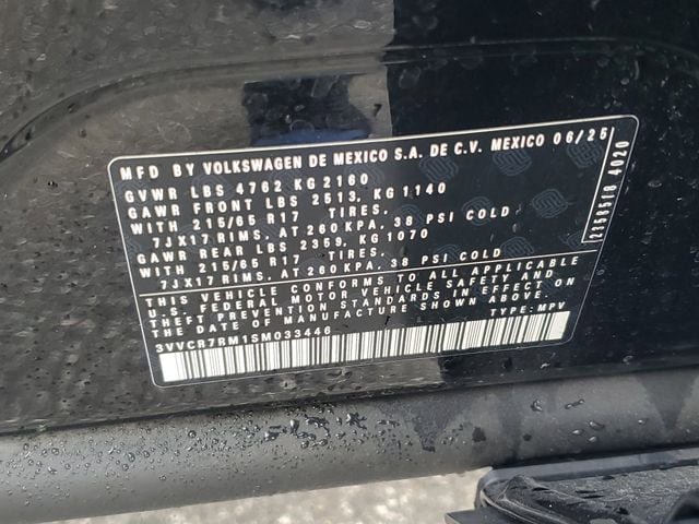 Certified 2025 Volkswagen Tiguan S FWD image 27