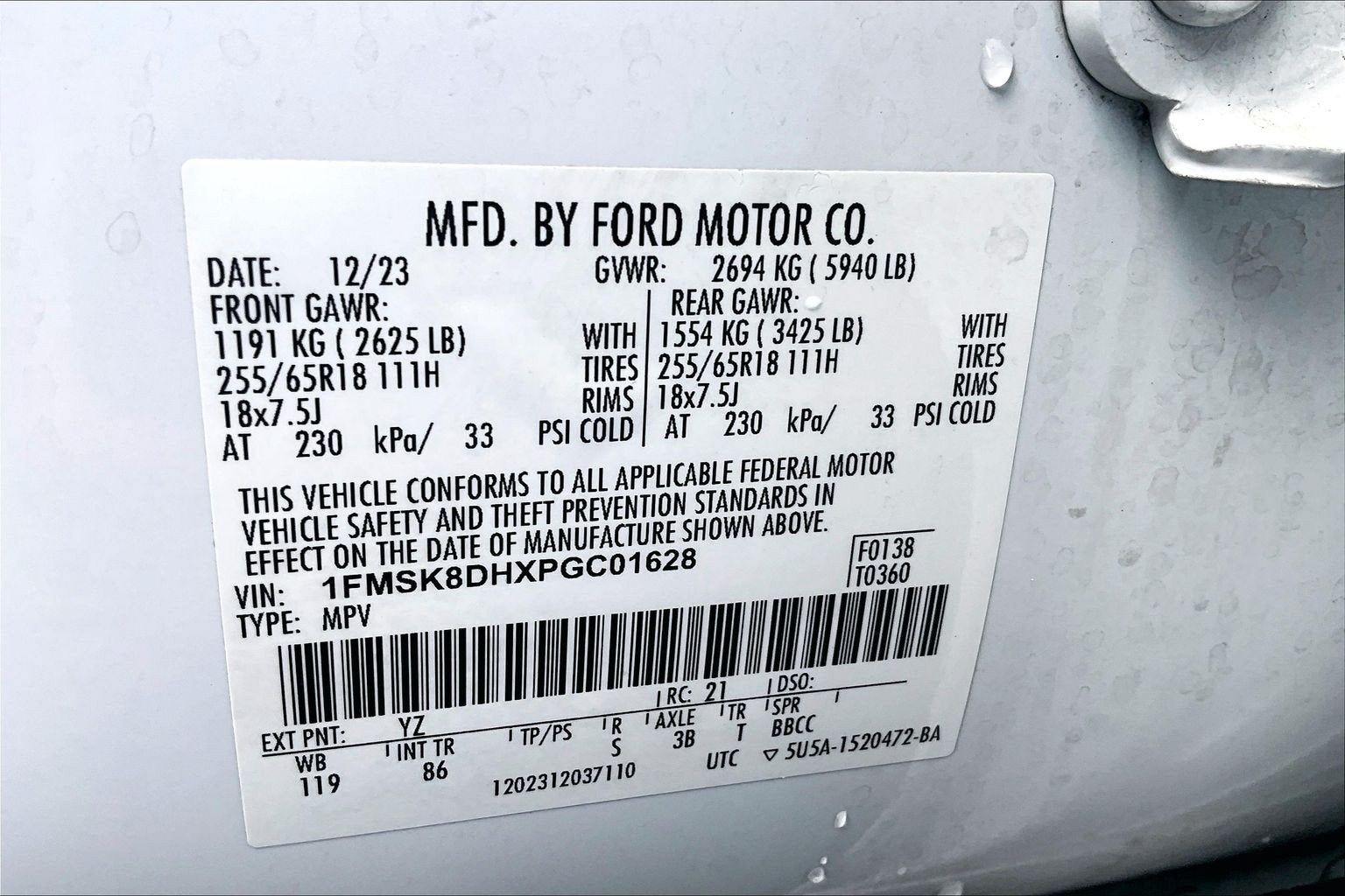 Used 2023 Ford Explorer XLT AWD/4WD image 29
