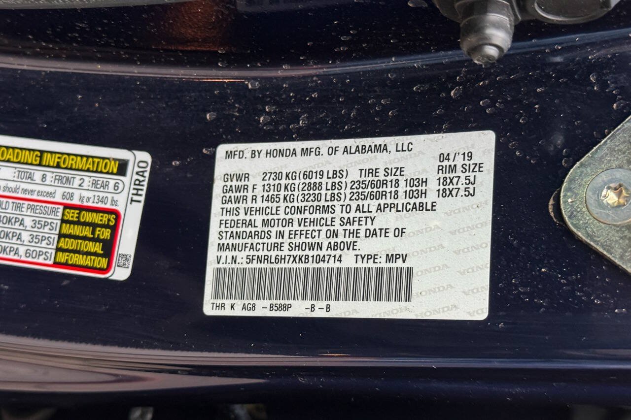 Used 2019 Honda Odyssey EX-L image 31