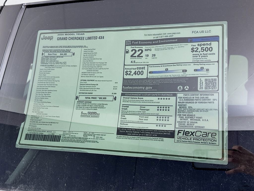 New 2025 Jeep Grand Cherokee Limited image 13