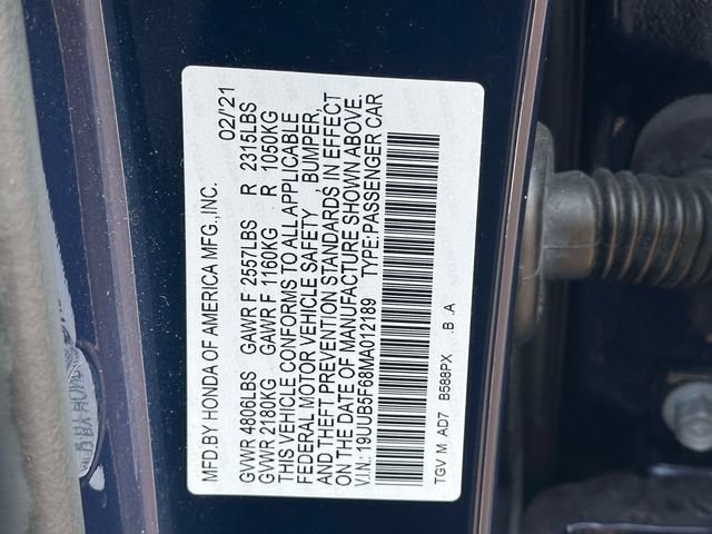 Certified 2021 Acura TLX w/ Advance Package FWD image 25
