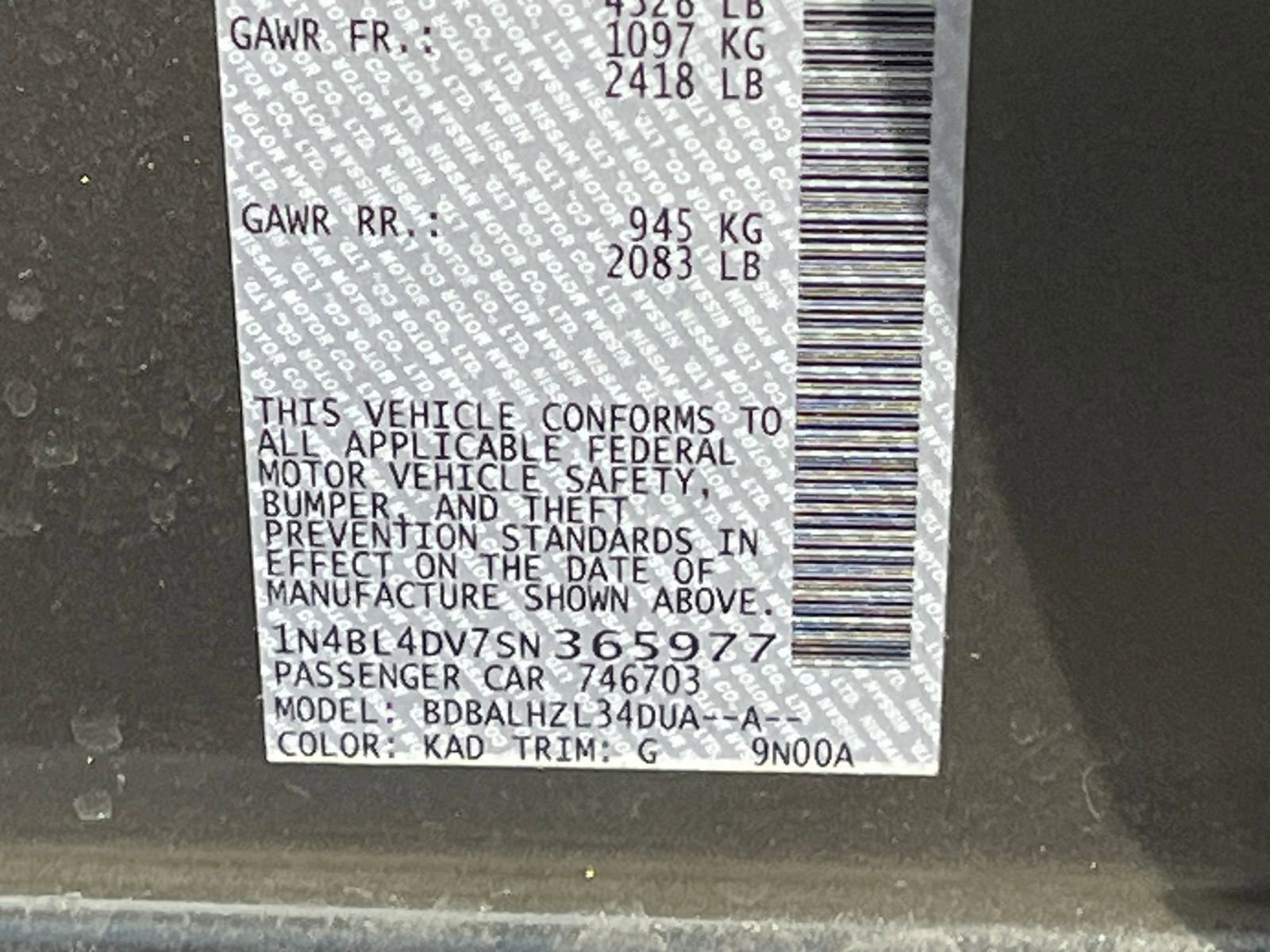 Used 2025 Nissan Altima 2.5 SV image 29