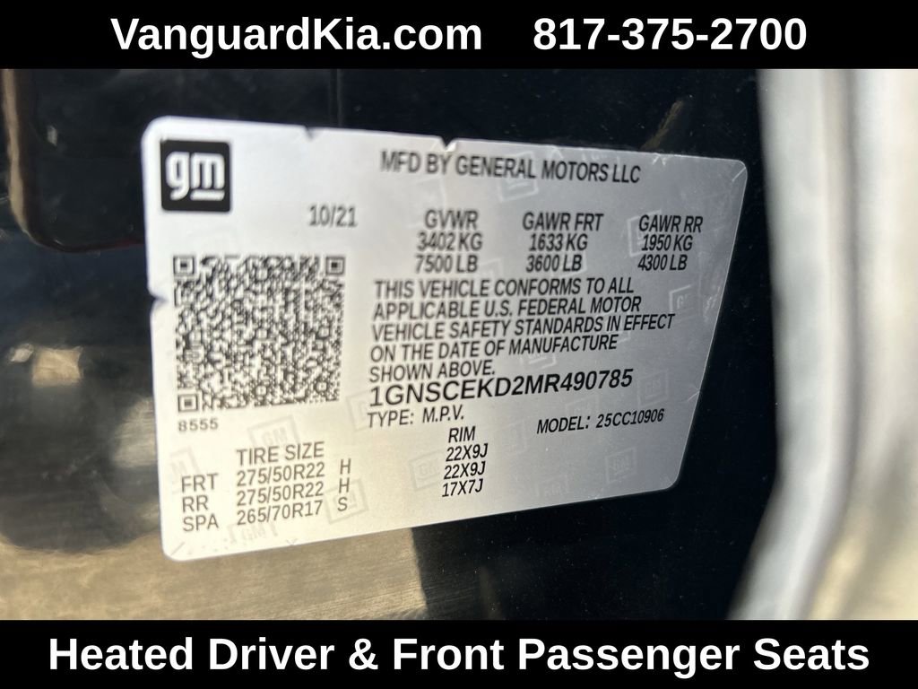 Used 2021 Chevrolet Suburban RST w/ Luxury Package image 31