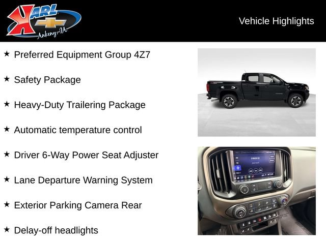 Certified 2022 Chevrolet Colorado Z71 w/ Safety Package AWD/4WD image 2