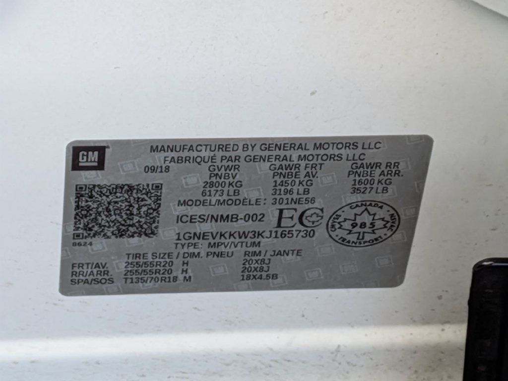 Used 2019 Chevrolet Traverse Premier w/ Redline Edition AWD/4WD image 33