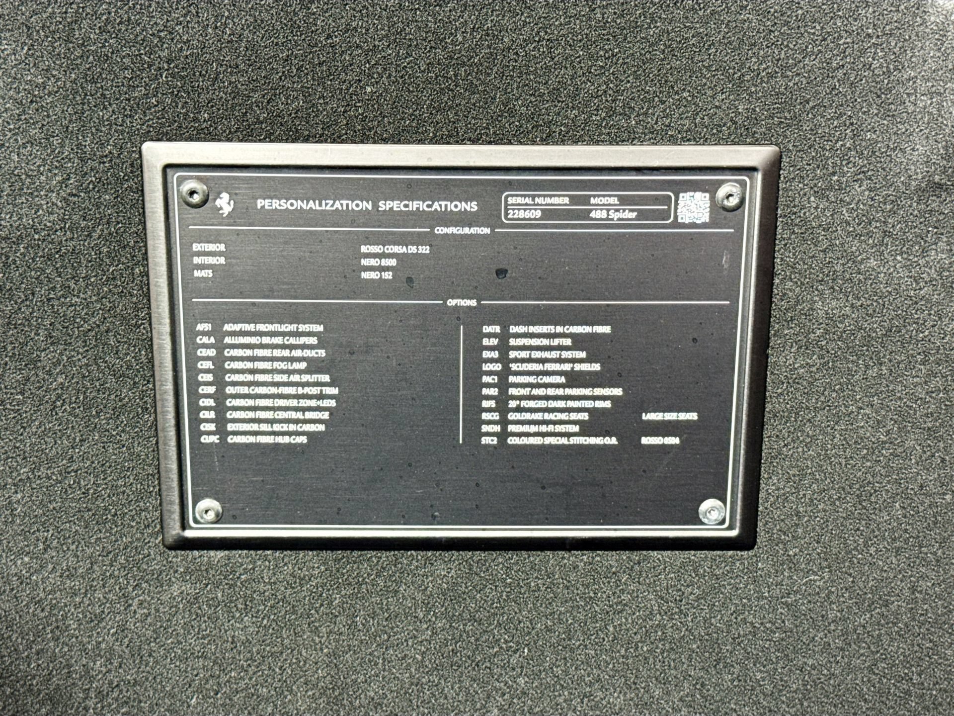 Certified 2017 Ferrari 488 Spider RWD image 28