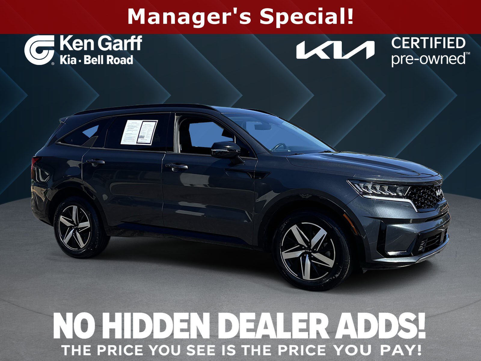 Certified 2022 Kia Sorento EX FWD image 1