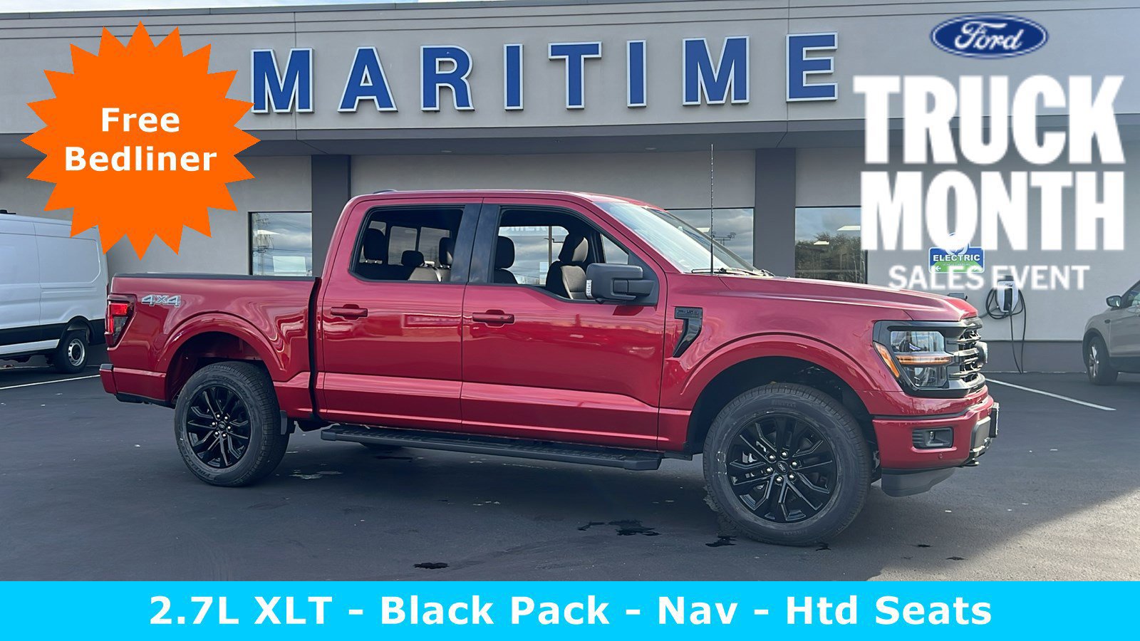 New 2025 Ford F150 XLT w/ Equipment Group 302A MID