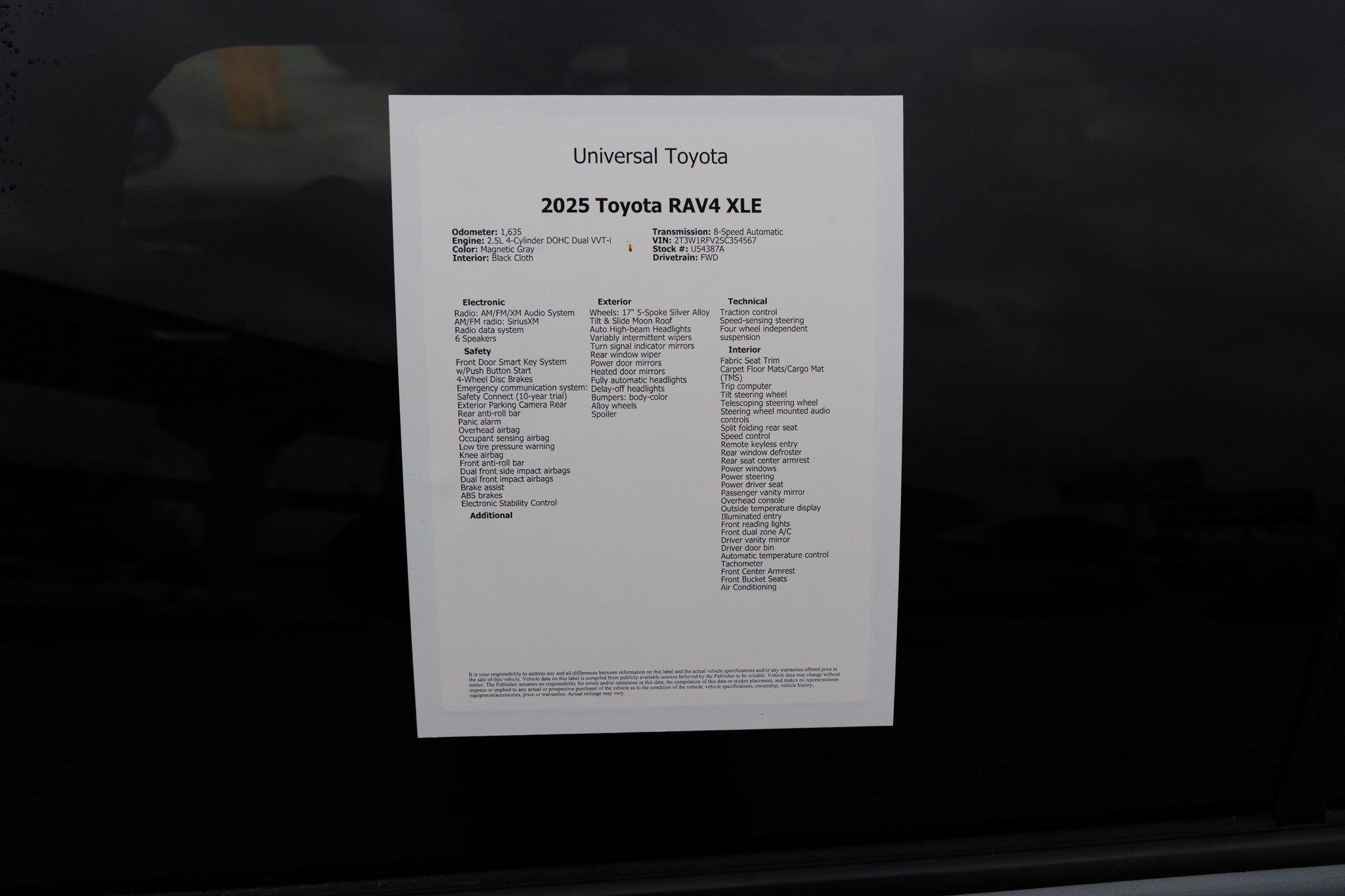 Certified 2025 Toyota RAV4 XLE image 45