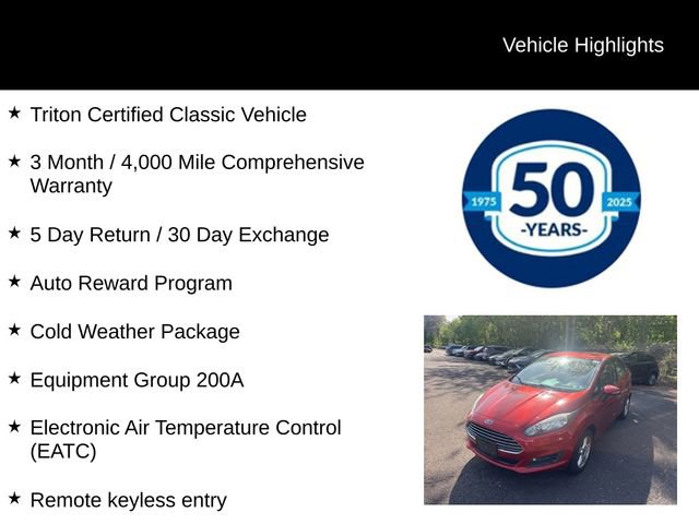 Used 2018 Ford Fiesta SE w/ Cold Weather Package FWD image 5