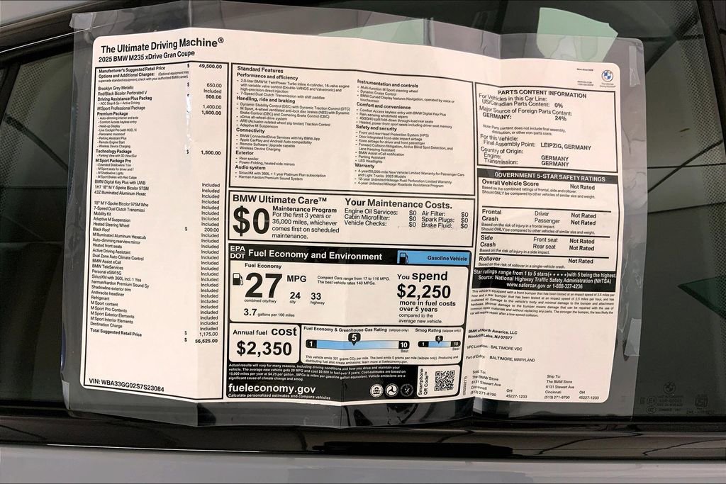 New 2025 BMW M235i xDrive M235i xDrive w/ Premium Package image 12