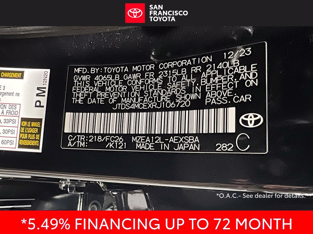 Certified 2024 Toyota Corolla SE FWD image 38