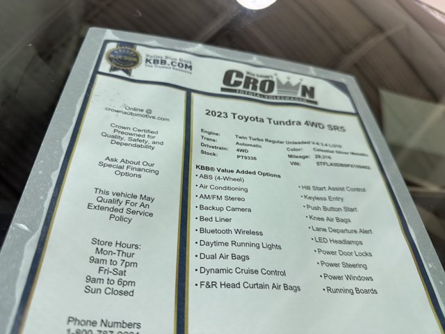 Used 2023 Toyota Tundra SR5 w/ SR5 Convenience Package AWD/4WD image 40