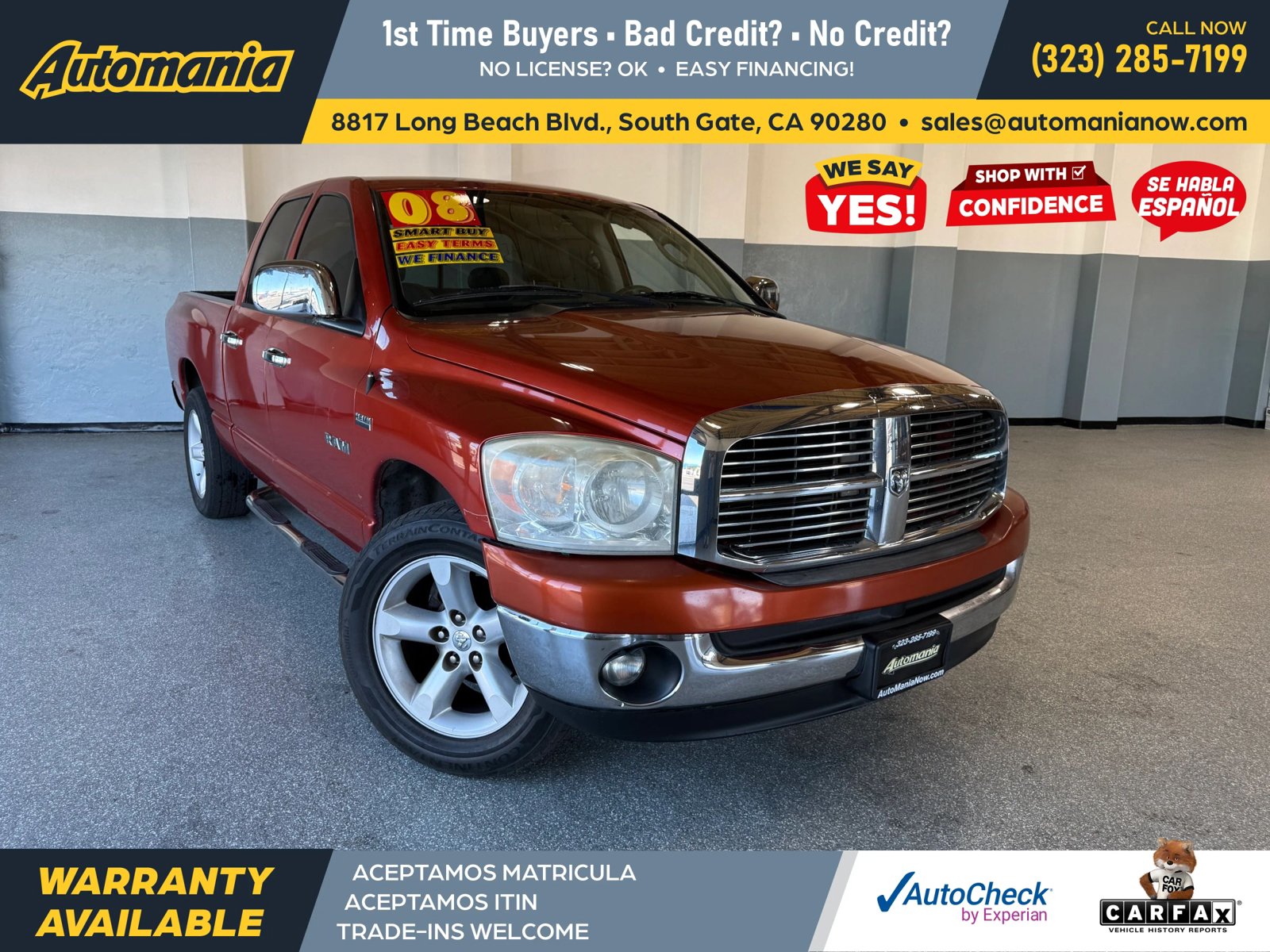 Used 2008 Dodge Ram 1500 Truck SLT