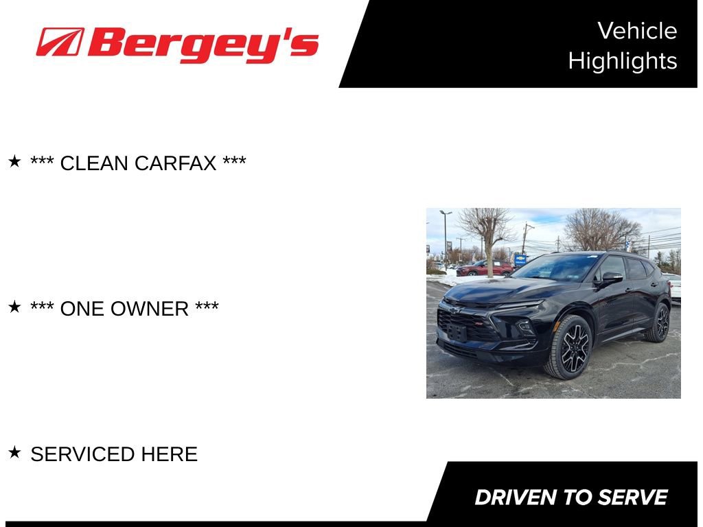Certified 2023 Chevrolet Blazer RS w/ Enhanced Convenience Package image 4