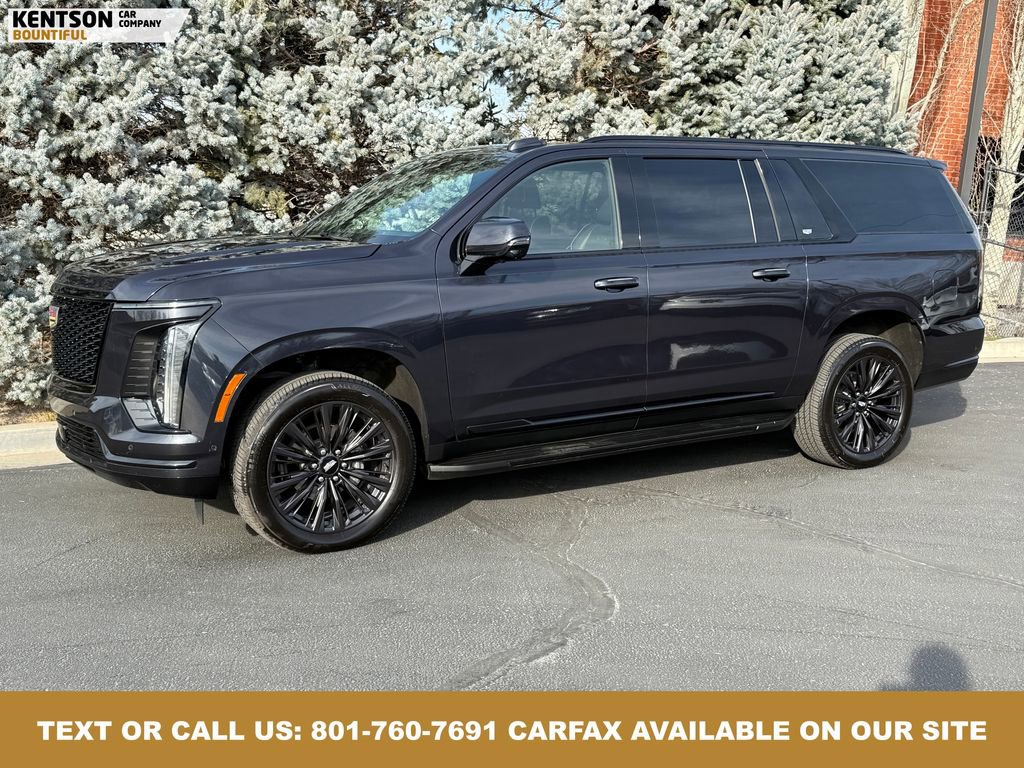 Used 2025 Cadillac Escalade ESV Sport w/ LPO, ONYX Package image 1