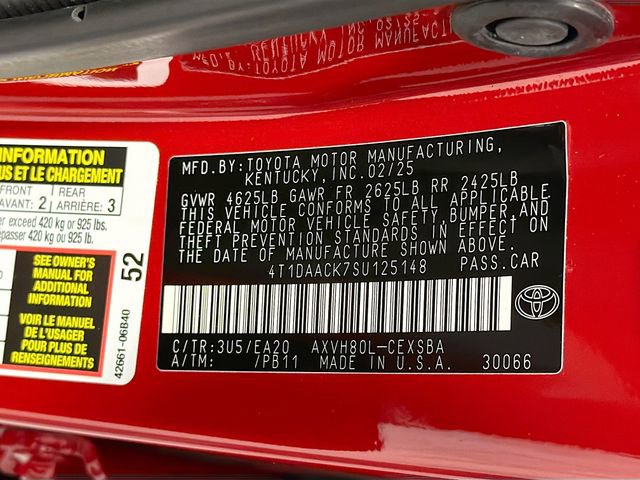 Used 2025 Toyota Camry SE w/ Multimedia Upgrade Package image 27