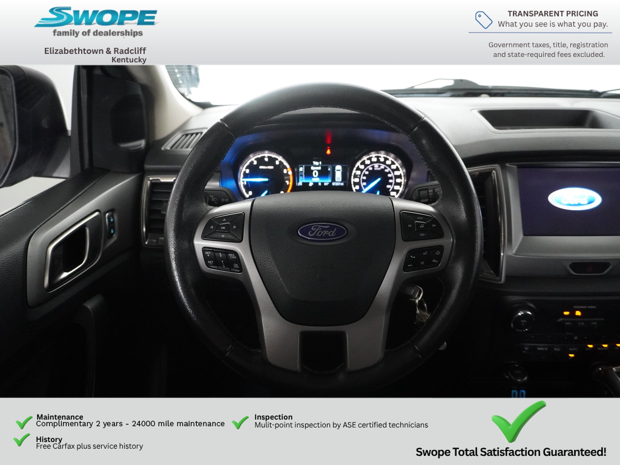 Used 2019 Ford Ranger XLT w/ Equipment Group 302A Luxury RWD image 17