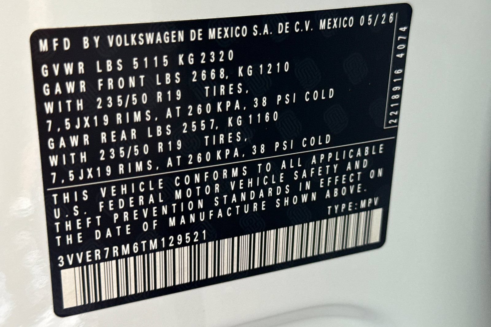 New 2026 Volkswagen Tiguan SE AWD/4WD image 26