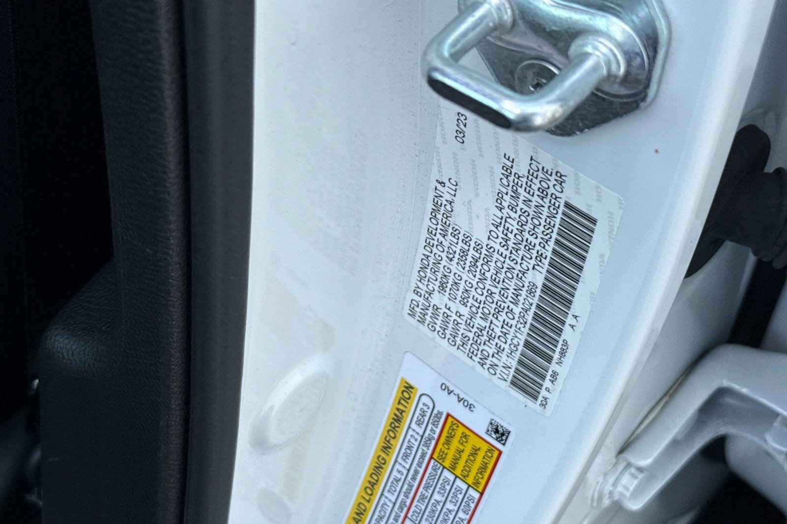 Certified 2023 Honda Accord EX image 19