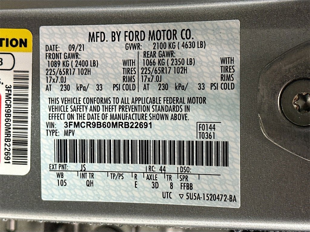 Used 2021 Ford Bronco Sport Big Bend w/ Big Bend Package (96B) image 35