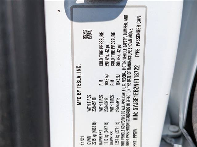 Used 2022 Tesla Model 3 Long Range AWD/4WD image 24