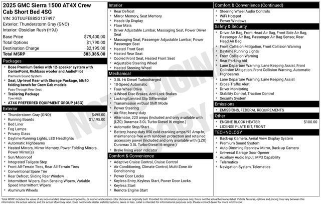 Used 2025 GMC Sierra 1500 AT4X image 15