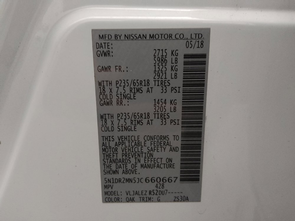 Used 2018 Nissan Pathfinder SV FWD image 33